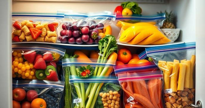 Soluções Práticas com Ziplock Saco para Organizar e Armazenar Alimentos