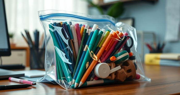 Saco com fecho é a solução ideal para organização e praticidade no dia a dia