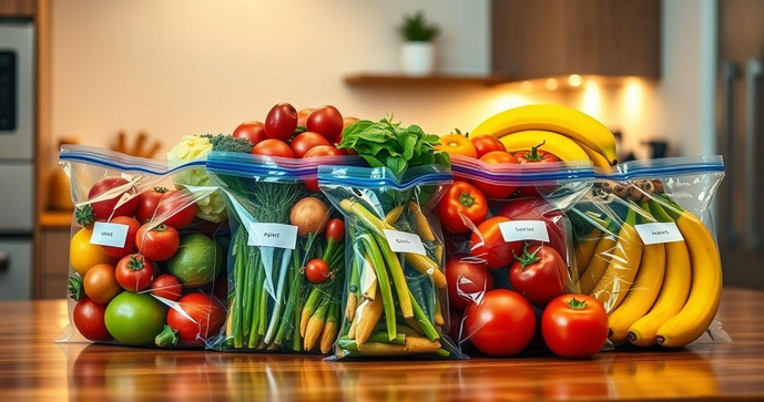 Saco zip para alimentos: a solução prática para conservar seus alimentos frescos