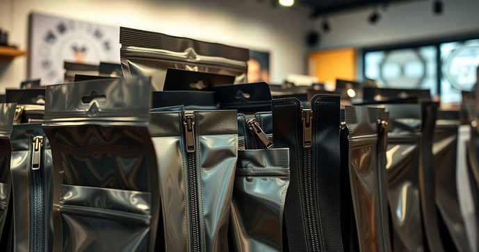 Como escolher a embalagem metalizada com zip ideal para seus produtos