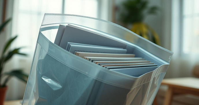 Envelope Zip Lock para Armazenamento Seguro e Prático