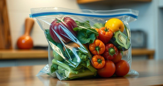 Saco ziplock para alimentos é a solução prática e segura para conservar seus alimentos frescos