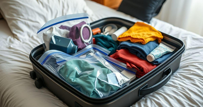 Saco Ziplock para Viagem é a Solução Prática para Organizar sua Mala