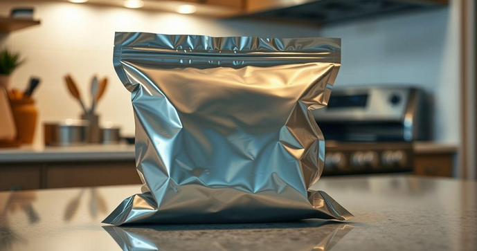 Saquinho Ziplock Metalizado para Armazenamento Seguro e Prático